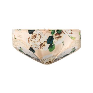 돌체앤가바나 플로럴 프린트 사이드 레이스 브리프