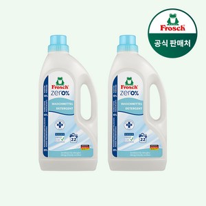 [매일 배송] 프로쉬 친환경 세탁세제 제로 1500ml, 1.5L, 2개