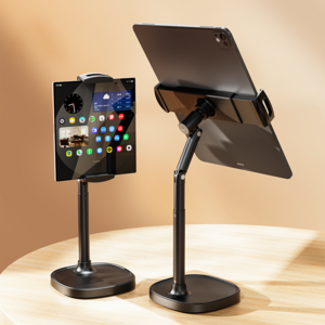 젠박스 탁상용 태블릿 거치대 스마트폰 폴드 2종 헤드 높이조절