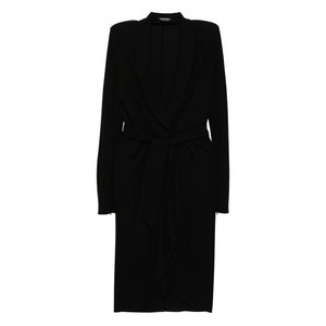 톰포드 긴소매 랩 드레스