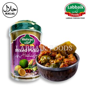 MEHRAN Mixed Pickle (Achar) 400g 믹스 피클, 1개