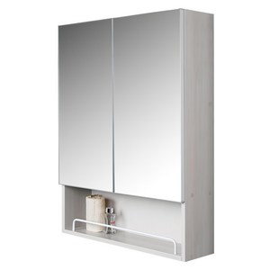 테바이노 고급형 전면거울 욕실수납장 TB-C6080, 600 x 170 ..., 내츄럴화이트, 1개