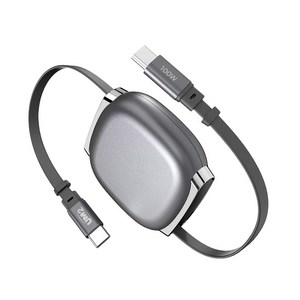 유엠투 PD C타입-C타입 100W 초고속 충전 자석 릴 케이블