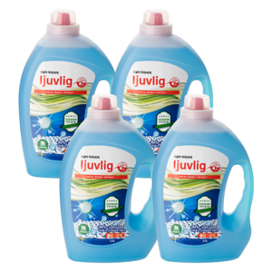 고농축 알칼리 세탁세제 항균 빨래 쉰냄새 알칼리세제, 4개, 3000ml