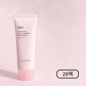 비주얼 핑크알로에 쿨카밍 선크림 SPF50+ PA++++, 40ml, 20개