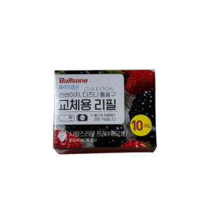 불스원 폴라프레쉬 선바이저 디즈니 차량용 방향제 리필 4ml x 10P, 프레쉬베리향, 1개