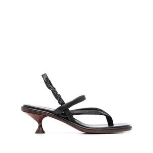 토즈 토즈 텅 스트랩 가죽 슬링백 샌들, Europe 40(KR 270), 블랙계열