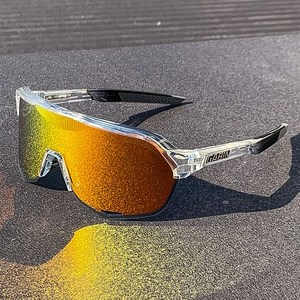 스타일호른 가빈 남녀공용 스포츠선글라스 자전거 등산 레져 운전 골프 낚시 고글 G70, C12 투명 레드미러, 1개