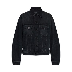 발망 버튼 업 데님 재킷, 블랙계열, Italy 50(KR 110)