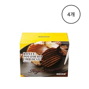 ROYCE Potato Chip Chocolate Original 로이스 포테이토 칩 초콜릿 오리지널 190g 4팩, 4개