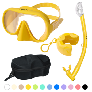 써핏 물유입차단 접이식 스노쿨링 세트