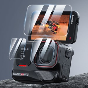 인스타360 ACE PRO 2 강화 유리 렌즈 액정 보호 프로텍터 필름 2세트 6PCS 에이스 프로