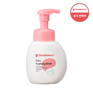 더블하트 베이비 포밍워시 소프트 파우더리, 300ml, 2개