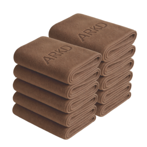 아크디 먼지없는 호텔 고급 수건, 모카, 10개