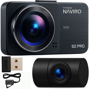 국내생산 무료장착 3년 무상AS ) 현대네비로 2채널 블랙박스 전후방 FULL HD / 옵션 외장 GPS ADAS / 옵션 와이파이 동글 지원, 출장설치+GPS+와..., 64GB