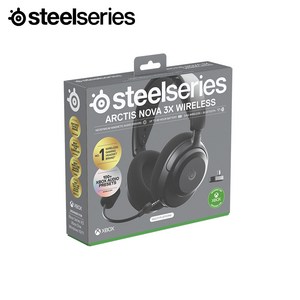 스틸시리즈 Arctis Nova 3XW 무선 게이밍 헤드셋 [Black or White or Aqua or Lavender]