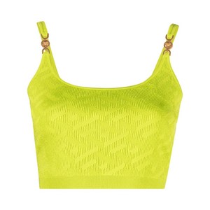 베르사체 메두사 모티프 니트 탑, 그린계열, Italy 42(KR 66)