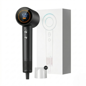 LONGET 초고속 음이온 헤어드라이어 LED 디스플레이 BLDC 모터 저소음드라이기 1600W