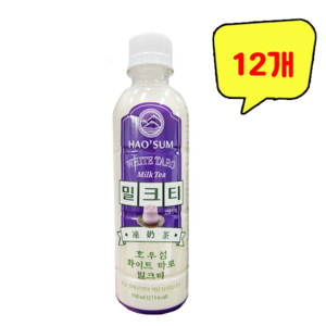 호우섬 화이트 타로 밀크티, 12개, 350ml