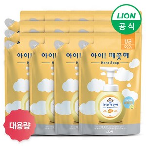 아이깨끗해 핸드워시 파우더향 리필, 450ml, 12개