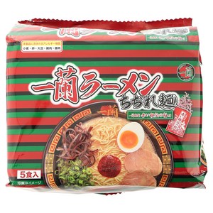 이치란 라멘 치지레면 특제 빨간 비법 가루 포함 5개입, 1개