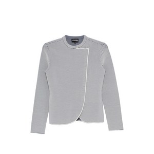 엠포리오아르마니 스트라이프 재킷, 그레이계열+블루계열, Italy 42(KR 66)