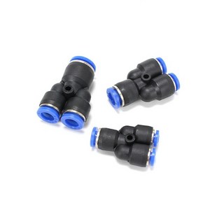 원터치에어피팅 유공압휘팅커넥터 PY04~16mm, PY10, 1개