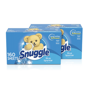 Snuggle 스너글 드라이시트 건조기시트 블루스파클 6종, 160매, 2개