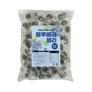 혜성식품 고함량 블루베리 젤리 통통 과일 젤리, 1kg, 1개