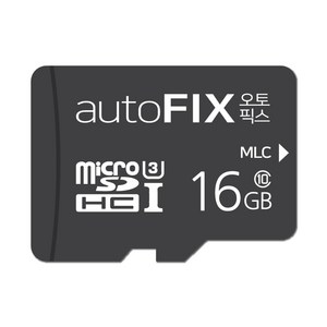 오토픽스 블랙박스메모리카드 블랙박스전용메모리카드 16GB 마이크로SD카드, 1개