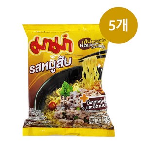 태국 마마 라면 인스턴트 누들 민스드 포크 플레이버 60g x 5개 MAMA Instant Noodles Pack Flavo, 1개