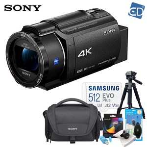 소니정품 FDR-AX43A / 4K 캠코더 +가방+512GB+삼각대+MCUV필터+청소도구+리더기+포켓융 /ED
