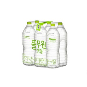 풀무원샘물 무라벨 생수, 2L, 36개