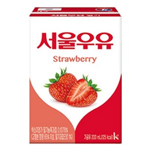 서울우유 멸균딸기우유, 200ml, 120개