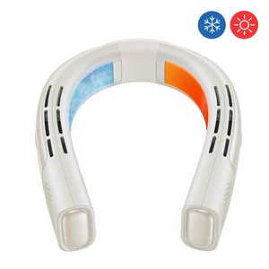 토라스 쿨리파이 2S 휴대용 무소음 넥에어컨 목걸이 선풍기, 화이트 X00FG1C002
