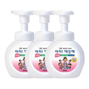 아이깨끗해 핸드워시 용기형 상큼한레몬향, 250ml, 3개