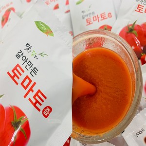 갈아서 끓인 생생 토마토즙 100%, 50개, 100ml