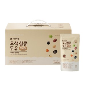 자연채움 오색칠콩두유 무가당, 185ml, 40개