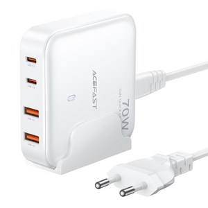 ACEFAST 70W 탁상용 GaN 충전기 4포트 초고속 멀티충전기 C타입 PD 고속충전기