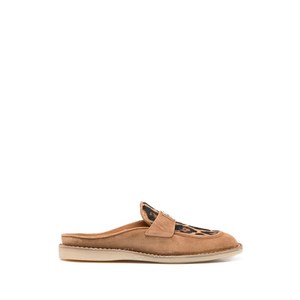 돌체앤가바나 로고 레오파드 프린트 뮬, Europe 36(KR 230), 베이지계열+블랙계열