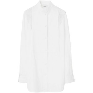 버버리 레이스 트리밍 셔츠, 화이트계열, UK 4(KR 44)