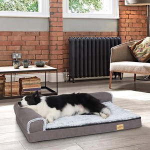 BINGOPAW 메모리품 강아지 침대 펫 쇼파 쿠션 사계절용 고급