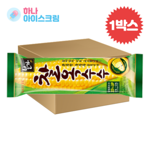 롯데제과 본가 찰옥수수 한박스 아이스크림, 24개, 140ml