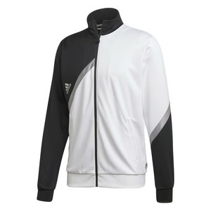 아디다스 사선 패널 트랙재킷, 화이트계열+블랙계열, L(KR 105)