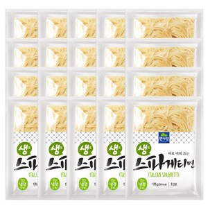 면사랑 반조리 생 스파게티면 170g 20인분 전문점용, 20개