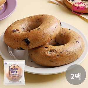 [다신샵] 성수동제빵소 쫄깃 두부베이글 블루베리 100g, 2개