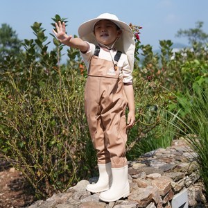 어린이 갯벌체험옷 가슴장화 멜빵 해루질 일체형 낚시 베이지, 02.베이직가슴장화(성인겸용주니어), 290/성인&주니어