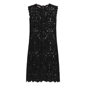 돌체앤가바나 레이스 지퍼 미니 드레스, 블랙계열, Italy 46(KR 77)