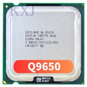 인텔 코어 2 쿼드 스레드 CPU 프로세서 Q9650 3.0 GHz 12M 95W LGA 775