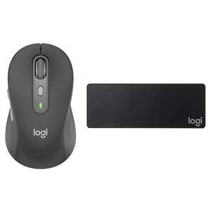 로지텍 무선마우스 + 마우스 장패드